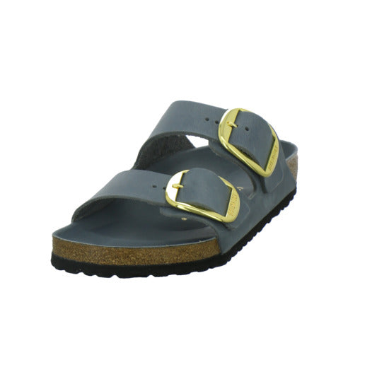 Birkenstock Pantoletten Damen Arizona Big Buckle Denim