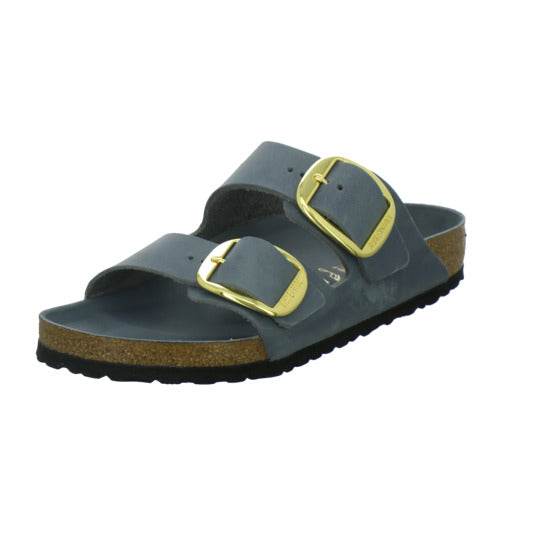 Birkenstock Pantoletten Damen Arizona Big Buckle Denim