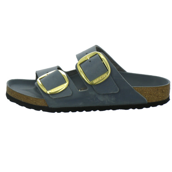 Birkenstock Pantoletten Damen Arizona Big Buckle Denim