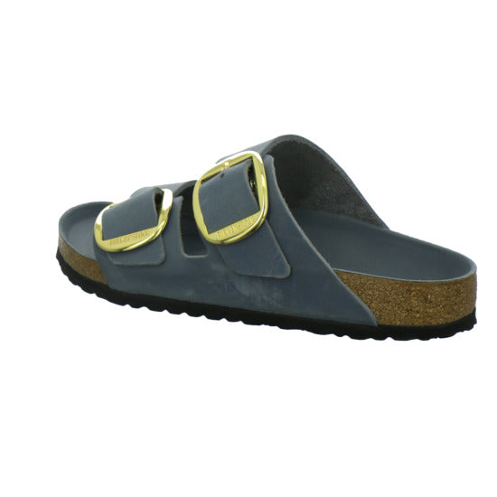 Birkenstock Pantoletten Damen Arizona Big Buckle Denim