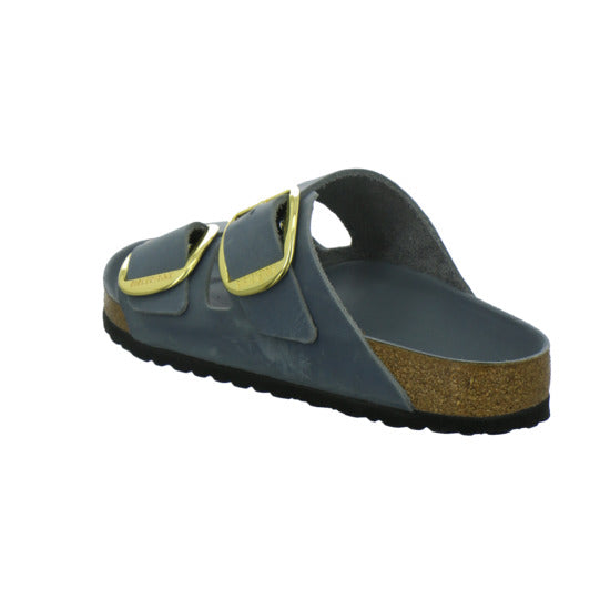 Birkenstock Pantoletten Damen Arizona Big Buckle Denim