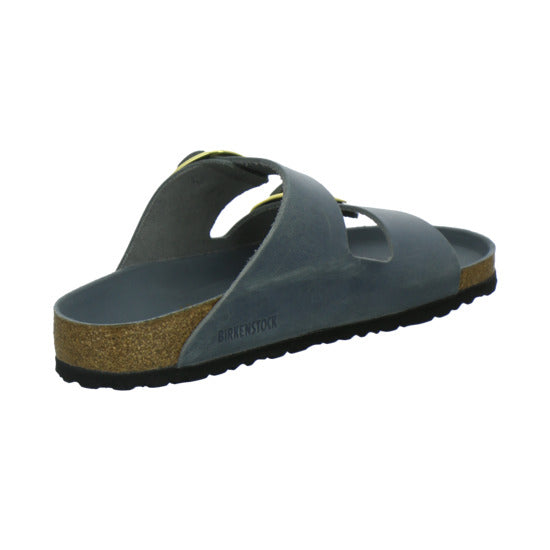 Birkenstock Pantoletten Damen Arizona Big Buckle Denim