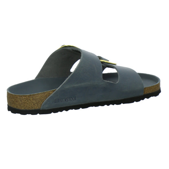 Birkenstock Pantoletten Damen Arizona Big Buckle Denim