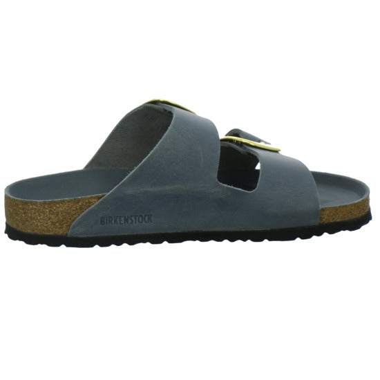 Birkenstock Pantoletten Damen Arizona Big Buckle Denim