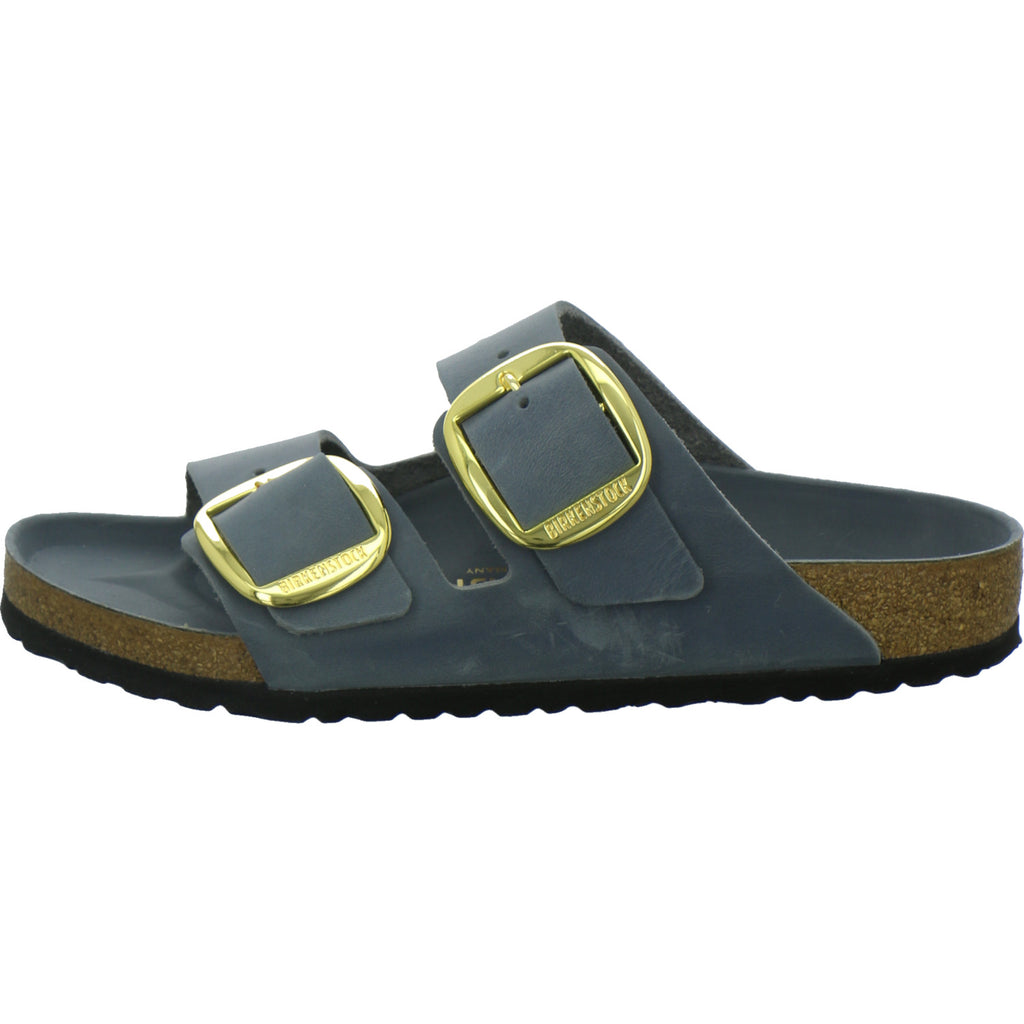 Birkenstock Pantoletten Damen Arizona Big Buckle Denim
