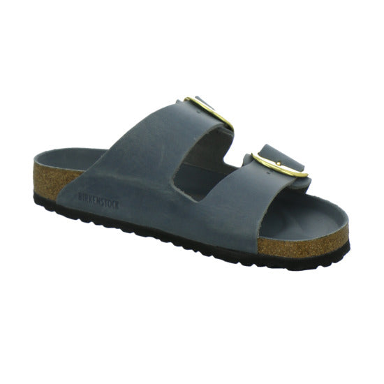 Birkenstock Pantoletten Damen Arizona Big Buckle Denim