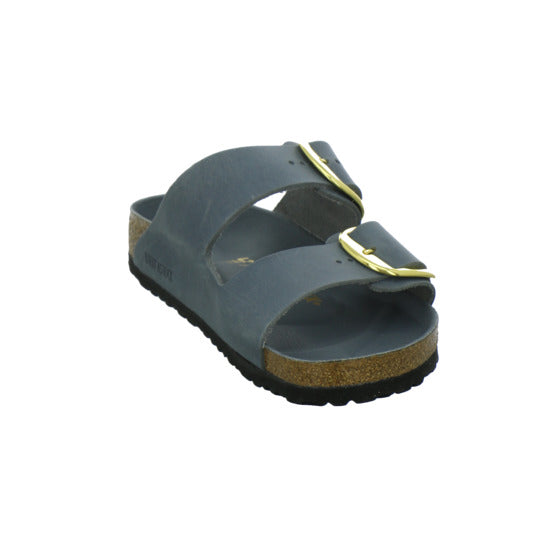 Birkenstock Pantoletten Damen Arizona Big Buckle Denim