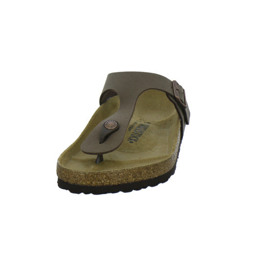 Birkenstock Gizeh Pantoletten Dunkelbraun - 360° Ansicht