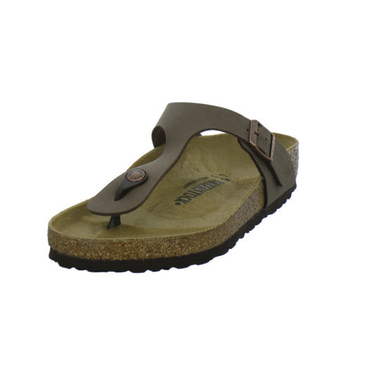Birkenstock Gizeh Pantoletten Dunkelbraun - 360° Ansicht