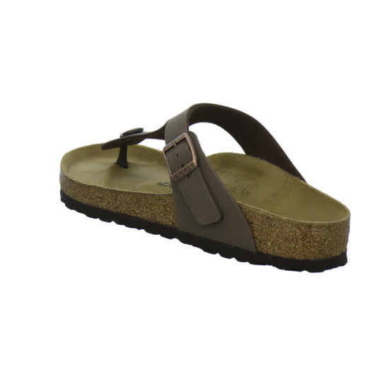 Birkenstock Gizeh Pantoletten Dunkelbraun - 360° Ansicht
