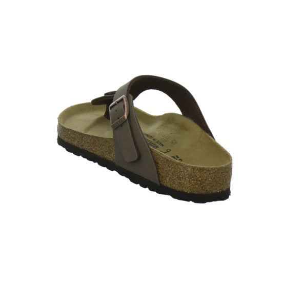 Birkenstock Gizeh Pantoletten Dunkelbraun - 360° Ansicht
