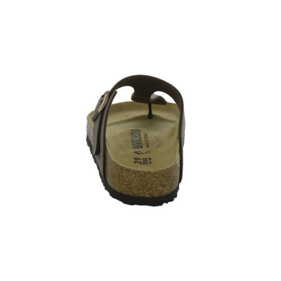Birkenstock Gizeh Pantoletten Dunkelbraun - 360° Ansicht