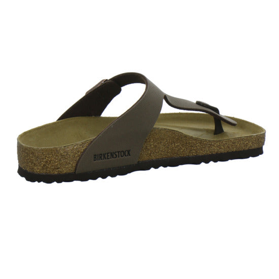 Birkenstock Gizeh Pantoletten Dunkelbraun - 360° Ansicht