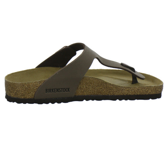 Birkenstock Gizeh Pantoletten Dunkelbraun - 360° Ansicht