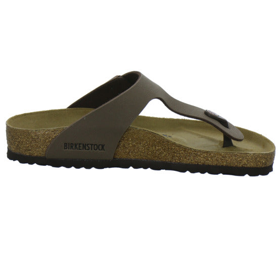 Birkenstock Gizeh Pantoletten Dunkelbraun - 360° Ansicht