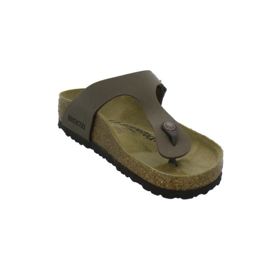 Birkenstock Gizeh Pantoletten Dunkelbraun - 360° Ansicht