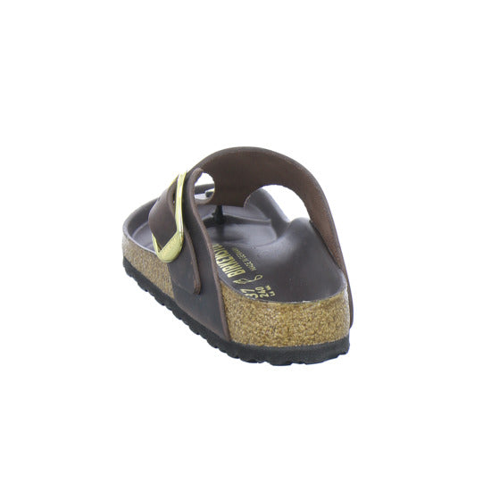 Birkenstock Pantoletten Damen Gizeh Big Buckle Dunkelbraun