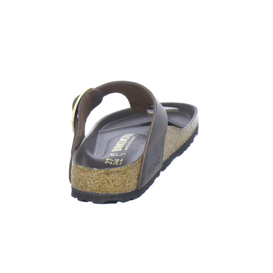 Birkenstock Pantoletten Damen Gizeh Big Buckle Dunkelbraun