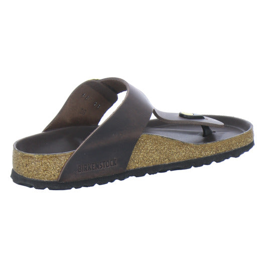 Birkenstock Pantoletten Damen Gizeh Big Buckle Dunkelbraun