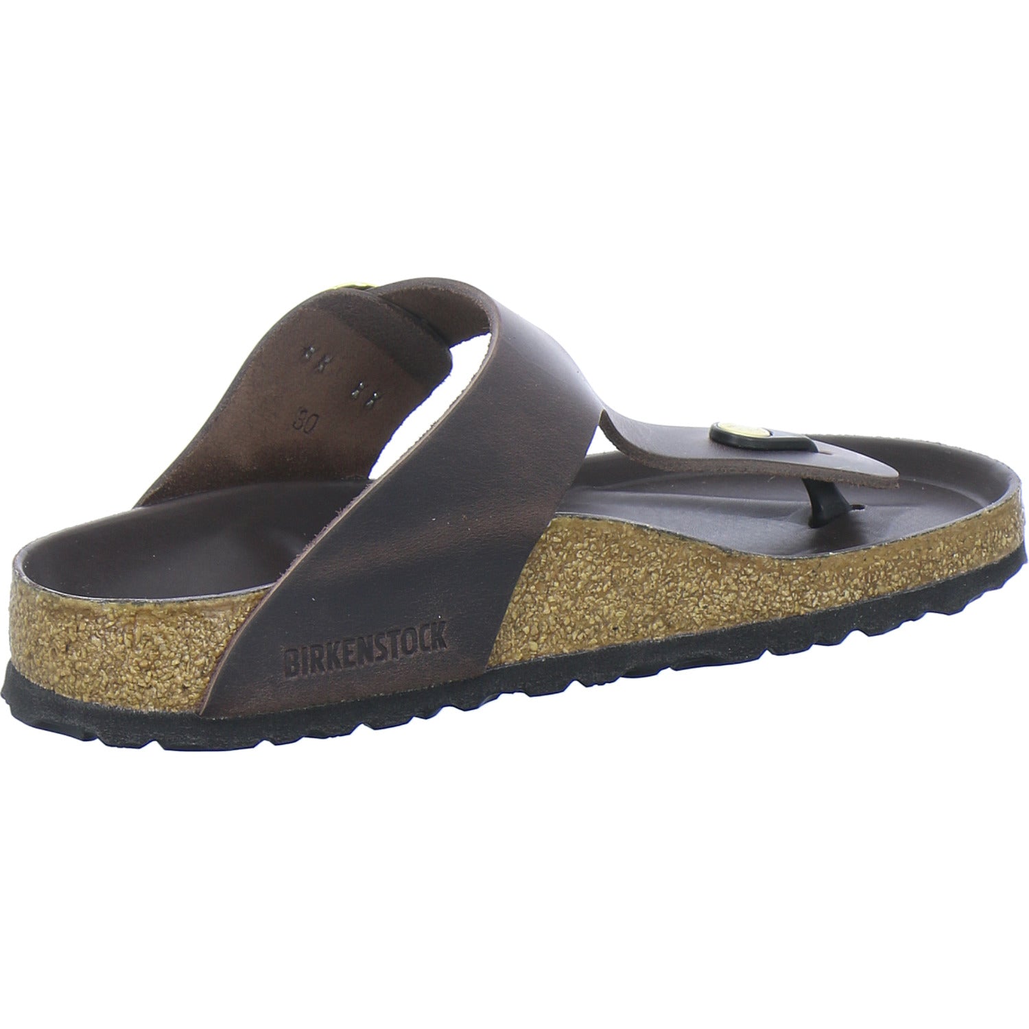 Birkenstock Pantoletten Damen Gizeh Big Buckle Dunkelbraun