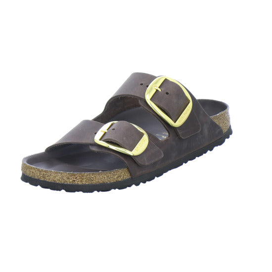 Birkenstock Pantoletten Damen Arizona Big Buckle Dunkelbraun
