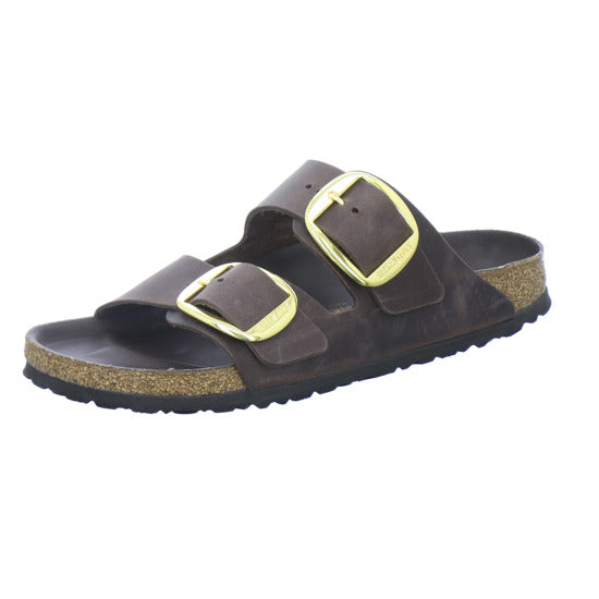 Birkenstock Pantoletten Damen Arizona Big Buckle Dunkelbraun