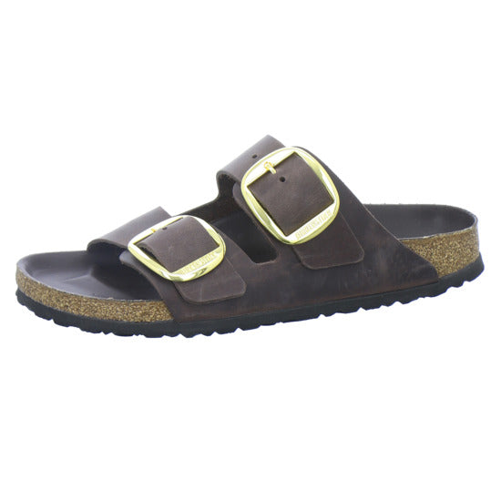 Birkenstock Pantoletten Damen Arizona Big Buckle Dunkelbraun