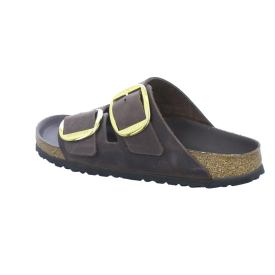 Birkenstock Pantoletten Damen Arizona Big Buckle Dunkelbraun
