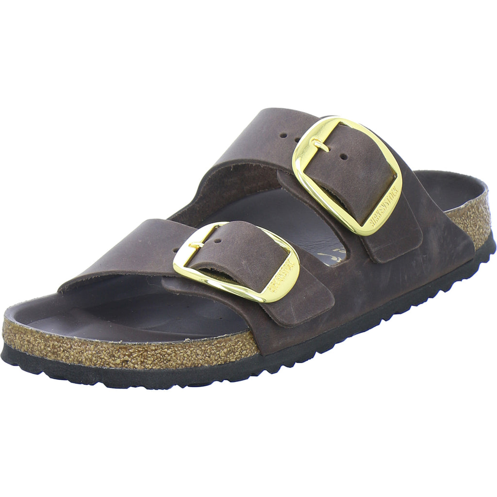 Birkenstock Pantoletten Damen Arizona Big Buckle Dunkelbraun