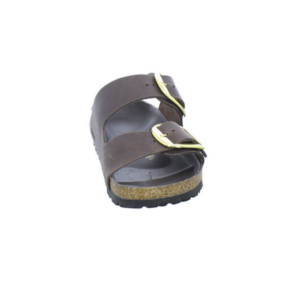 Birkenstock Pantoletten Damen Arizona Big Buckle Dunkelbraun