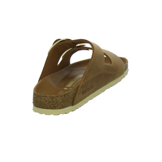 Birkenstock Arizona BB Pantoletten Mittelbraun - 360° Ansicht