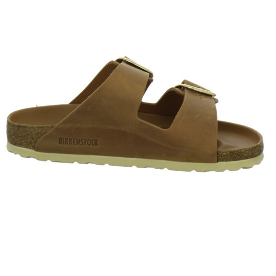 Birkenstock Arizona BB Pantoletten Mittelbraun - 360° Ansicht