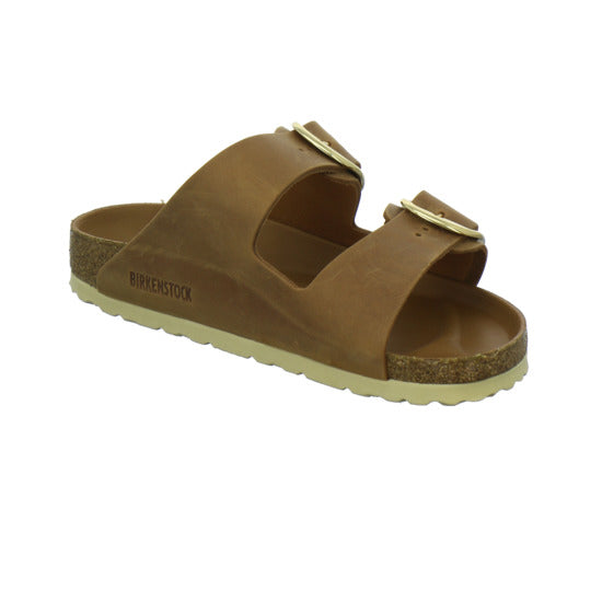 Birkenstock Arizona BB Pantoletten Mittelbraun - 360° Ansicht