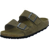 Birkenstock Pantoletten Damen Arizona Velour Hellbraun