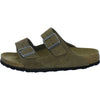 Birkenstock Pantoletten Damen Arizona Velour Hellbraun