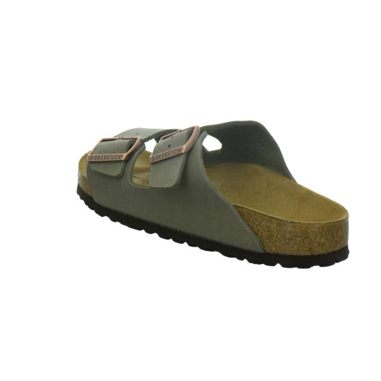 Birkenstock Arizona Pantoletten taupe - 360° Ansicht