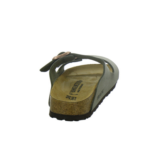 Birkenstock Arizona Pantoletten taupe - 360° Ansicht