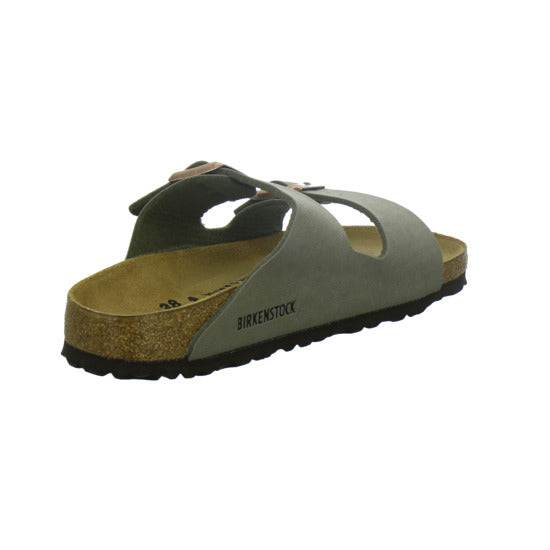 Birkenstock Arizona Pantoletten taupe - 360° Ansicht