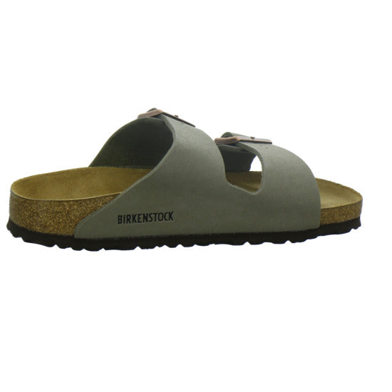 Birkenstock Arizona Pantoletten taupe - 360° Ansicht