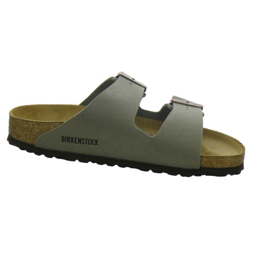 Birkenstock Arizona Pantoletten taupe - 360° Ansicht