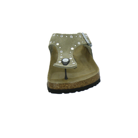 Birkenstock Gizeh Rivet Pantoletten taupe