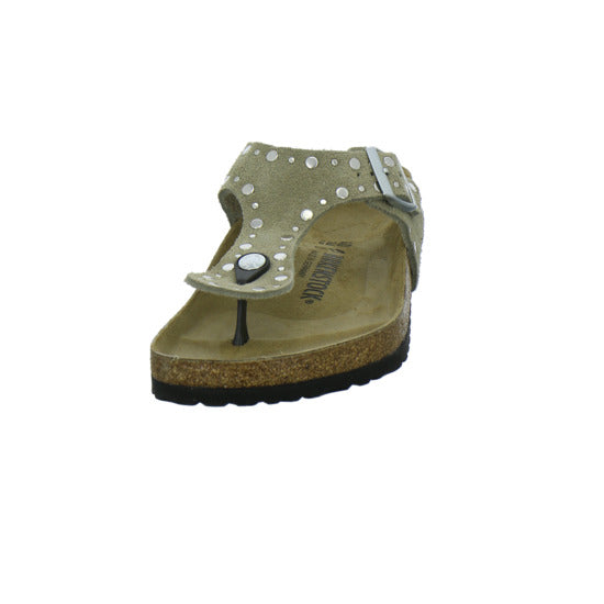 Birkenstock Gizeh Rivet Pantoletten taupe