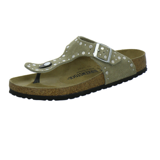 Birkenstock Gizeh Rivet Pantoletten taupe
