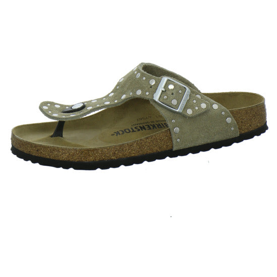 Birkenstock Gizeh Rivet Pantoletten taupe