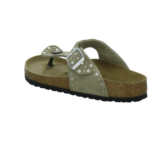 Birkenstock Gizeh Rivet Pantoletten taupe