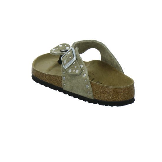Birkenstock Gizeh Rivet Pantoletten taupe