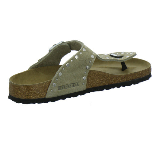 Birkenstock Gizeh Rivet Pantoletten taupe