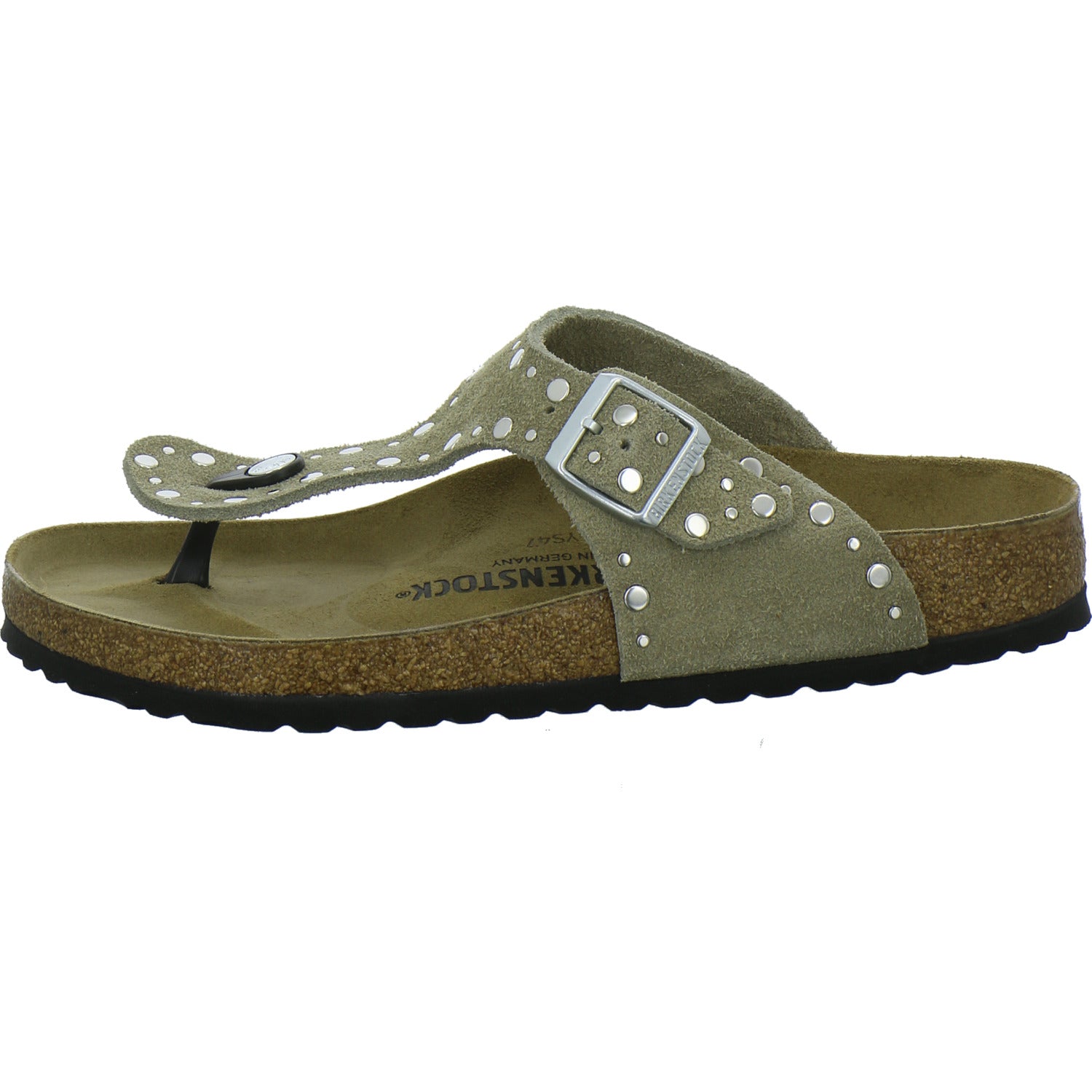 Birkenstock Gizeh Rivet Pantoletten taupe