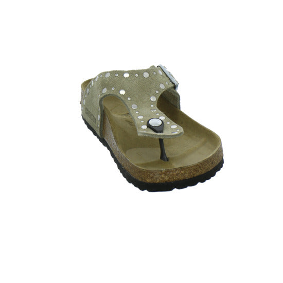 Birkenstock Gizeh Rivet Pantoletten taupe