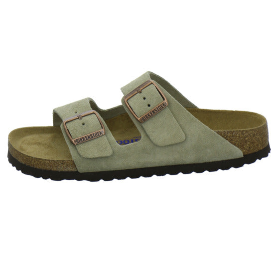 Birkenstock Arizona SF Pantoletten taupe - 360° Ansicht